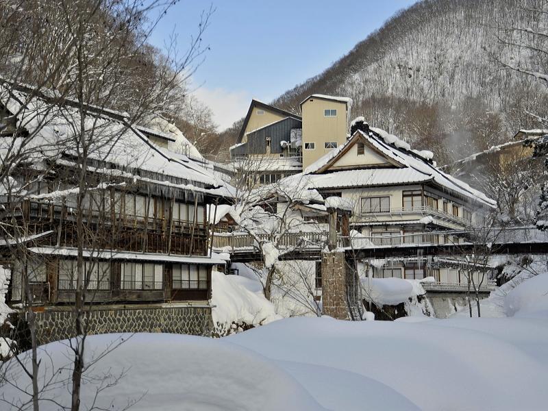 Hotel Takaragawa Onsen Ousenkaku Minakami Esterno foto